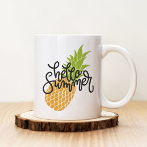 Чаша с надпис Hello Summer