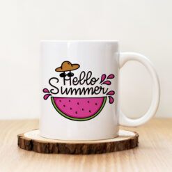 Чаша с надпис Hello Summer Melon