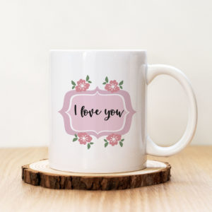 Чаша с надпис I Love You