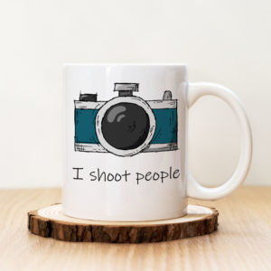 Чаша с надпис I Shoot People