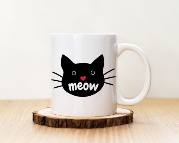Чаша с надпис Meow