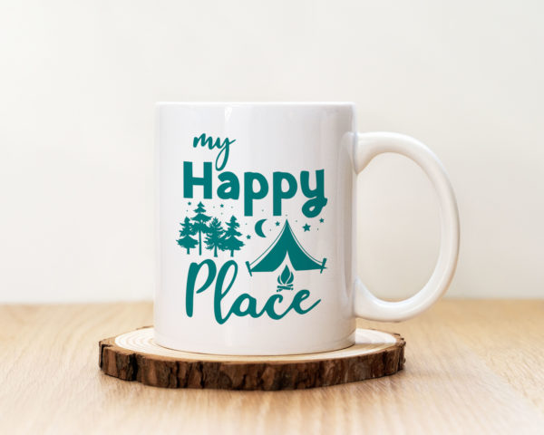Чаша с надпис My Happy Place