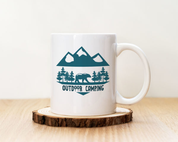Чаша с надпис Outdoor Camping