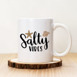 Чаша с надпис Salty Vibes