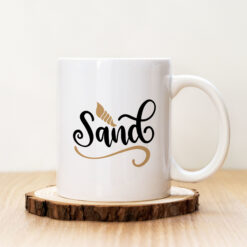 Чаша с надпис Sand