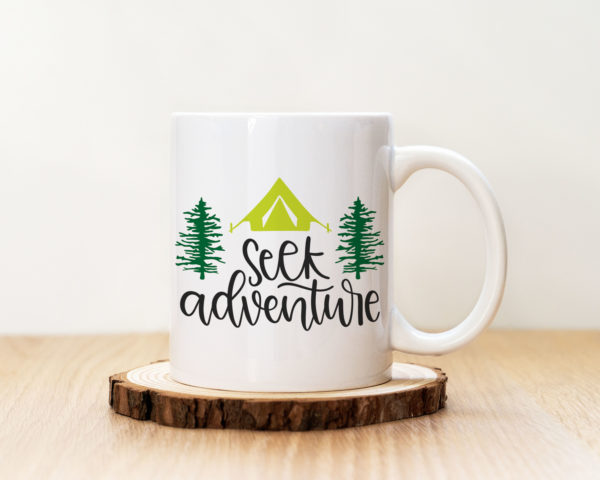 Чаша с надпис Seek Adventure