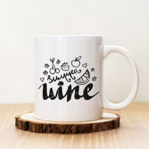 Чаша с надпис Summer Wine
