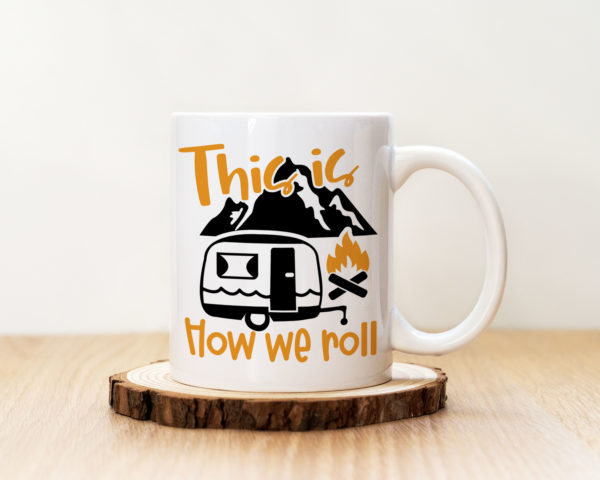 Чаша с надпис This Is How We Roll