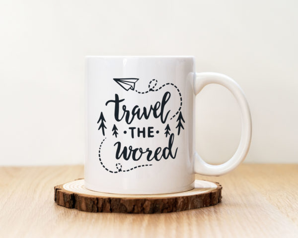 Чаша с надпис Travel The World