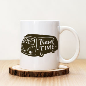 Чаша с надпис Travel Time Кемпер