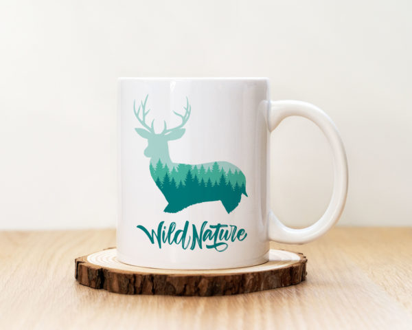 Чаша с надпис Wild Nature