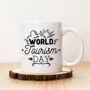 Чаша с надпис World Tourism Day