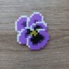 Магнит Теменужка Pixel Art Ръчна Изработка