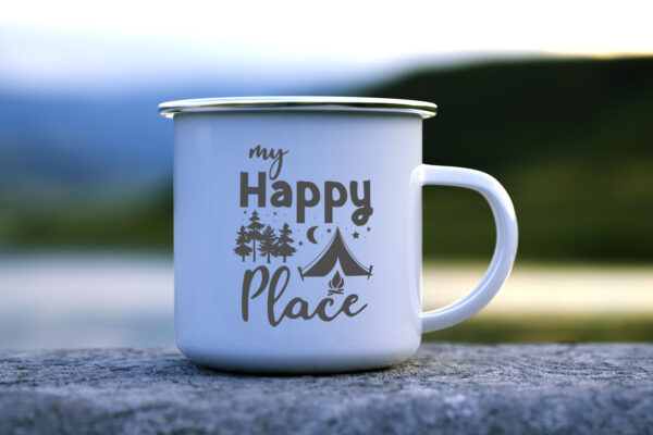 Канче Happy Place Сиво