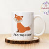Чаша с надпис Feeling Foxy