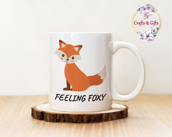 Чаша с надпис Feeling Foxy