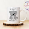 Чаша с надпис Highly Koalafied