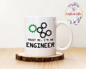 Чаша с надпис Trust Me I'm an Engineer