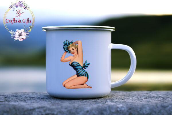 Канче Retro Girl Blue Stripes