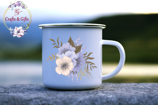 Канче Blue Pastel Flowers