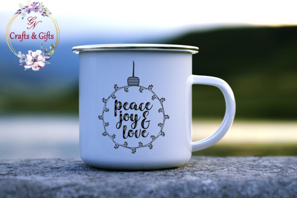 Коледно канче Peace love & Joy