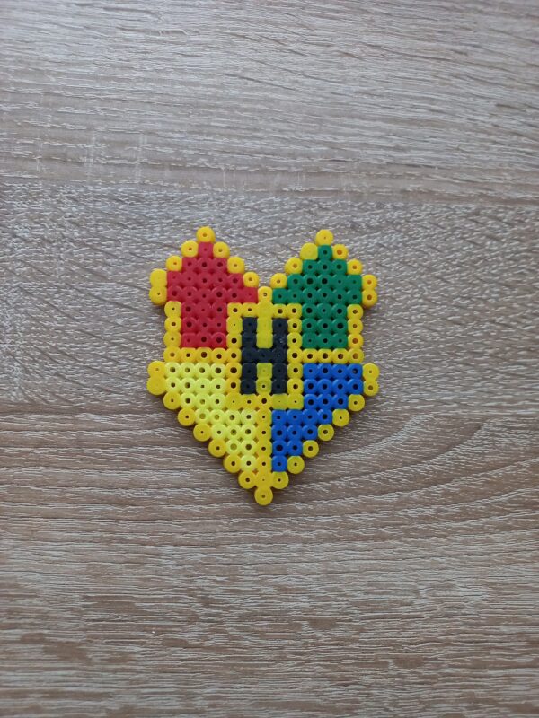 Магнит Хари Потър Хогуортс Pixel Art Ръчна Изработка