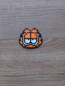 Магнит Гарфилд Pixel Art Ръчна Изработка