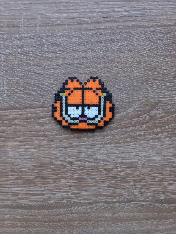 Магнит Гарфилд Pixel Art Ръчна Изработка
