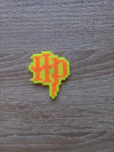 Магнит Хари Потър неон Pixel Art Ръчна Изработка