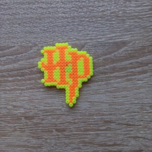 Магнит Хари Потър неон Pixel Art Ръчна Изработка