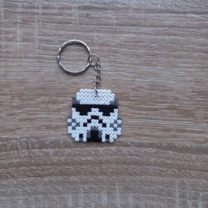 Ключодържател Междузвездни Войни Стормтрупър Pixel Art Ръчна Изработка