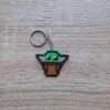 Ключодържател Бейби Йода Pixel Art Ръчна Изработка