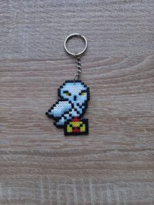 Ключодържател Хари Потър Хедуиг Pixel Art Ръчна Изработка