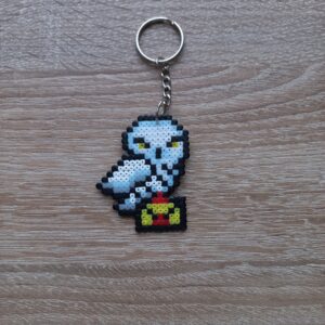 Ключодържател Хари Потър Хедуиг Pixel Art Ръчна Изработка