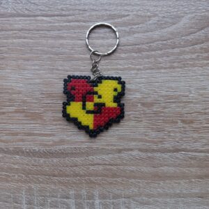 Ключодържател Хари Потър Грифиндор Pixel Art Ръчна Изработка