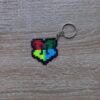 Ключодържател Хари Потър Хогуортс Pixel Art Ръчна Изработка