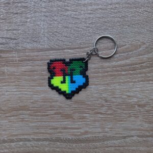 Ключодържател Хари Потър Хогуортс Pixel Art Ръчна Изработка