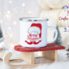 Коледно канче с надпис Merry Christmas everyone