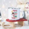Коледно канче с надпис There's snow place like home