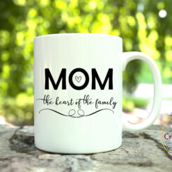 Чаша Mom the heart of the family