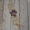 Книгоразделител Лилави мисли Naturebound