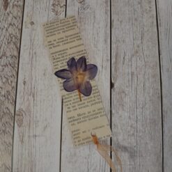 Книгоразделител Лилави мисли Naturebound