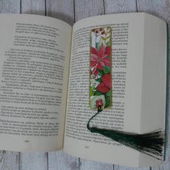 Alternative view of Дървен книгоразделител Коледна звезда