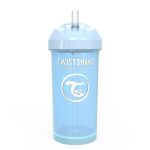 Чаша със сламка Twistshake - 360 ml 12+ месеца синя