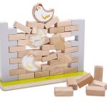 Дървена играчка - Стена за нареждане