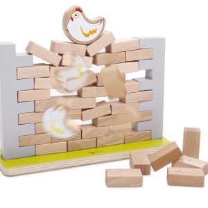 Дървена играчка - Стена за нареждане