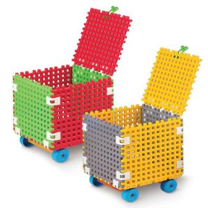 Детски куб за игра и съхранение на играчки - QB