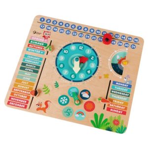 Играчка - часовник с календар Горски обитатели