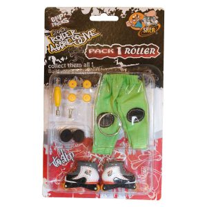 Играчка за пръсти Ролери, бели