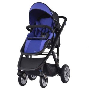 Комбинирана количка 2 в 1 Zooper Flamenco Royal Blue Plaid, кралско синьо